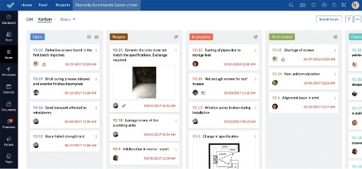 zoho projects screenshot