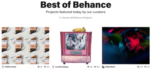 behance screenshot
